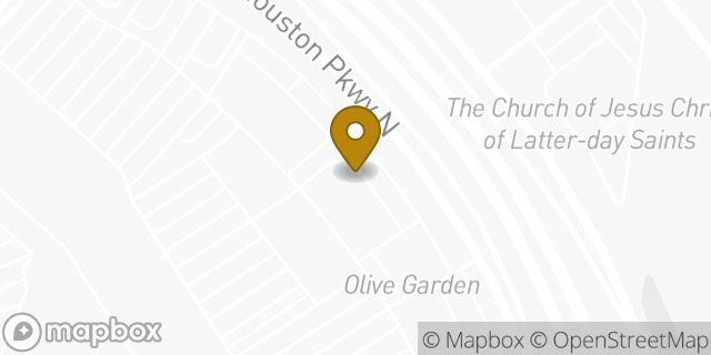 Map showing the location of The UPS Store in Houston, TX 77044