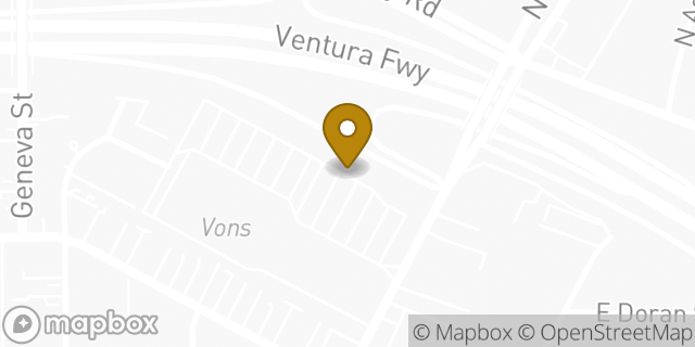 Map showing the location of Bank of America ATM in Glendale, CA 91206