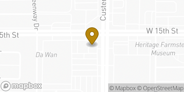 Map showing the location of McDonald's in Plano, TX 75075