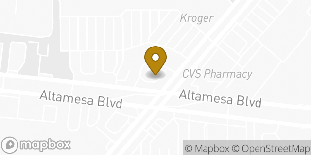 Map showing the location of McDonald's in Fort Worth, TX 76133