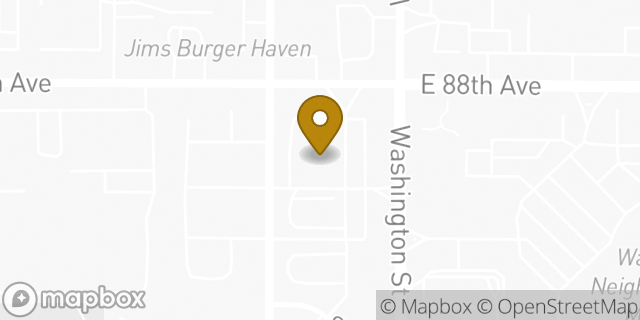 Map showing the location of ATM Walgreens in Thornton, CO