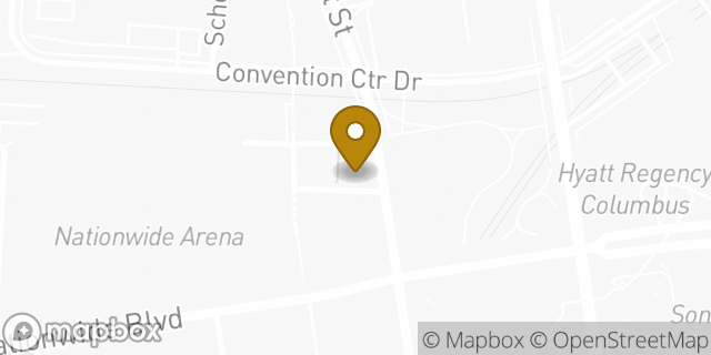 Map showing the location of Chipotle Mexican Grill in Columbus, OH 43215