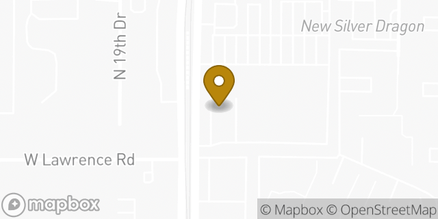 Map showing the location of Subway in Phoenix, AZ 85015