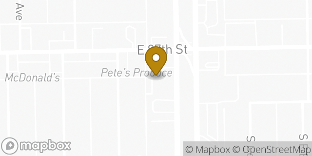 Map showing the location of CVS Pharmacy in Chicago, IL 60617