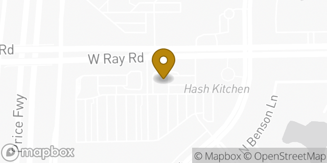 Map showing the location of Starbucks in Chandler, AZ 85224