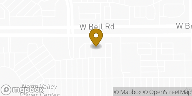 Map showing the location of Olive Garden Italian Restaurant in Peoria, AZ 85382