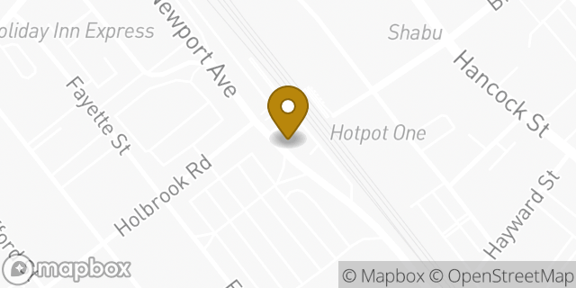 Map showing the location of Chipotle Mexican Grill in Quincy, MA 02171