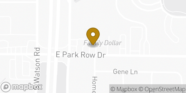 Map showing the location of Sonic in Arlington, TX 76010