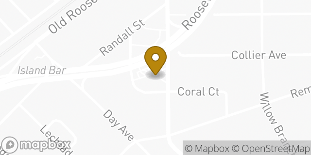 Map showing the location of Amazon Locker - Calvey in Jacksonville, FL 32205