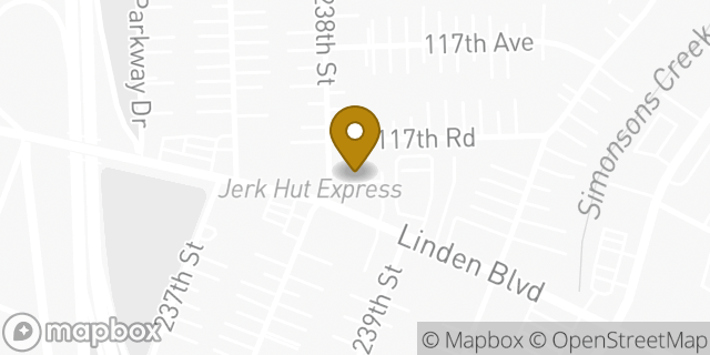 Map showing the location of Baskin Robbins in Elmont, NY 11003