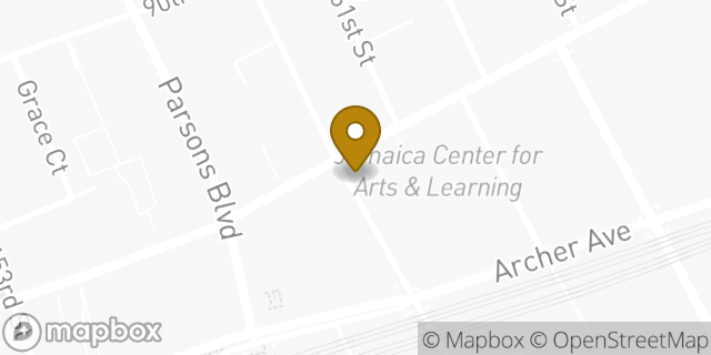 Map showing the location of Chipotle Mexican Grill in Jamaica, NY 11432