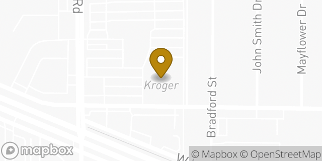 Map showing the location of Kroger in Irving, TX 75061