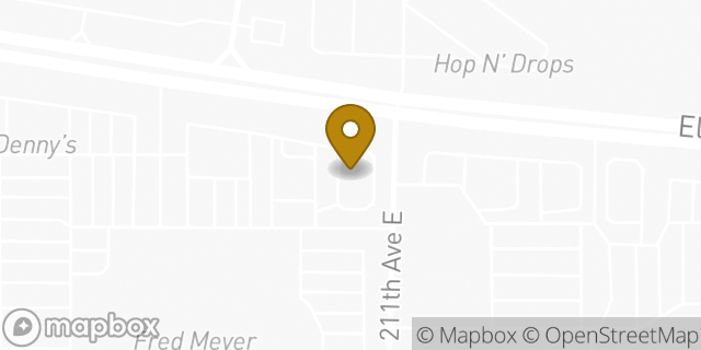 Map showing the location of McDonald's in Bonney Lake, WA 98391