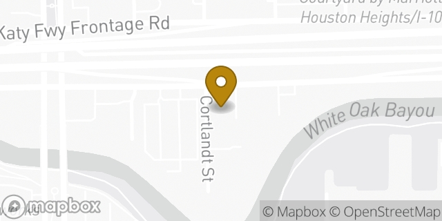 Map showing the location of Amazon Locker - Boarding in Houston, TX 77007