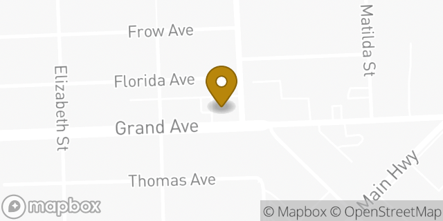 Map showing the location of Bank of America Financial Center & Walk-Up ATM | Coconut Grove in Coconut Grove, FL 33133