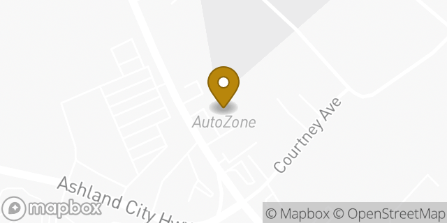 Map showing the location of AutoZone in Nashville, TN 37218