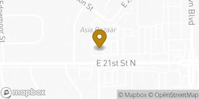 Map showing the location of Subway in Wichita, KS 67208