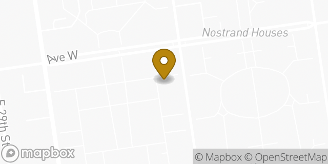 Map showing the location of Amazon Locker - Cornelius in Brooklyn, NY 11229