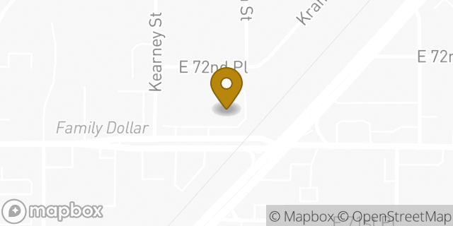 Map showing the location of EZ Pawn in Commerce City, CO 80022