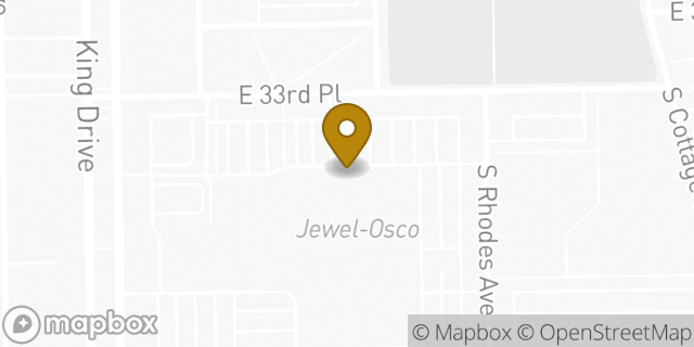 Map showing the location of Jewel-Osco in Chicago, IL 60616