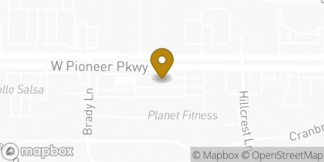 Map showing the location of Chase ATM in Grand Prairie, TX 75051