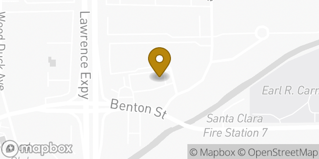 Map showing the location of ATM 7ELEVEN-FCTI in Santa Clara, CA 95051