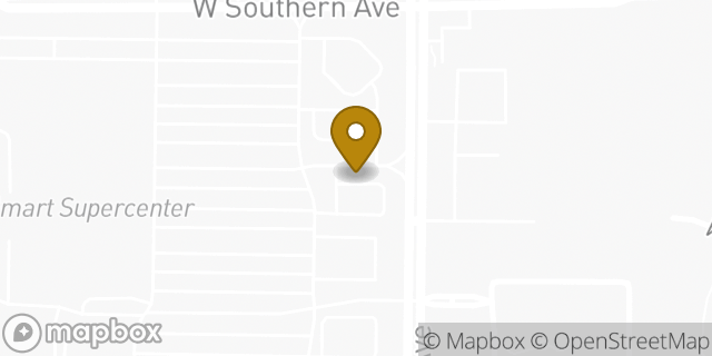 Map showing the location of Starbucks in Phoenix, AZ 85041