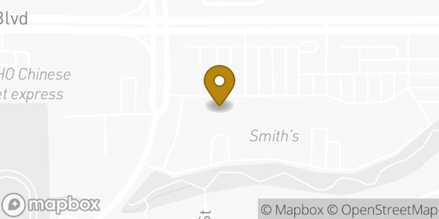 Map showing the location of Chase Bank in Las Vegas, NV 89117