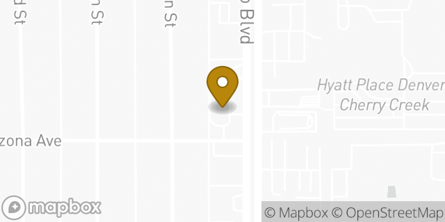 Map showing the location of McDonald's in Denver, CO 80246