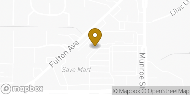 Map showing the location of Chipotle Mexican Grill in Sacramento, CA 95825