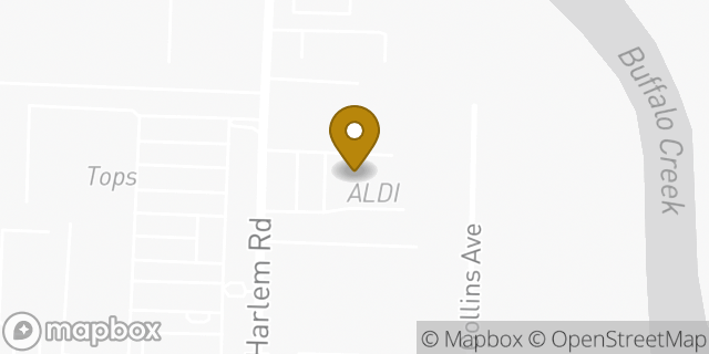 Map showing the location of Aldi in West Seneca, NY 14224