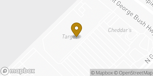 Map showing the location of Starbucks in Garland, TX 75040