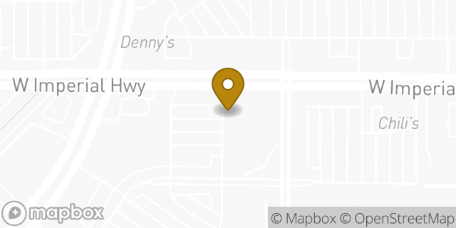 Map showing the location of Amazon Locker - Berarda in La Habra, CA 90631