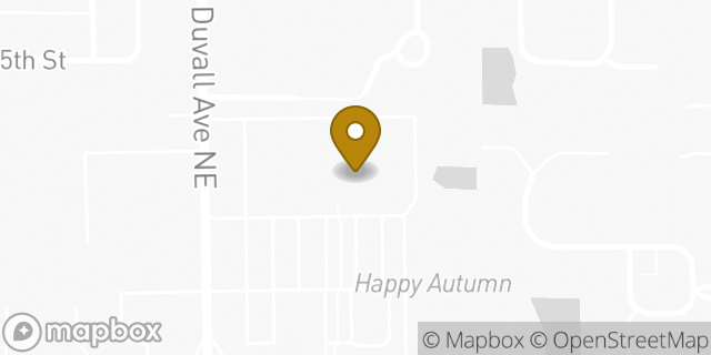 Map showing the location of Starbucks Coffee Company in Renton, WA 98059