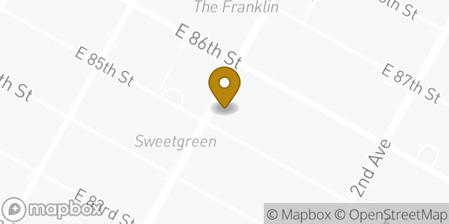 Map showing the location of Gap in New York, NY 10028