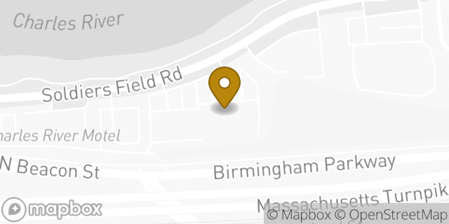 Map showing the location of Amazon Locker - Sumaika in Brighton, MA 02135