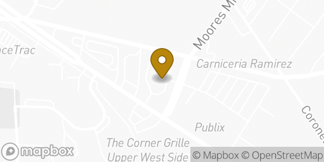 Map showing the location of CVS in Atlanta, GA 30318