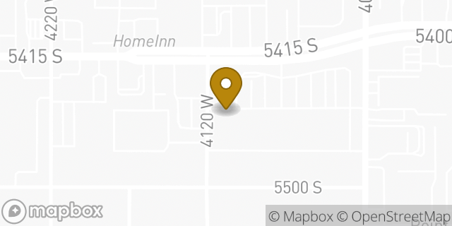 Map showing the location of AutoZone in Kearns, UT 84118