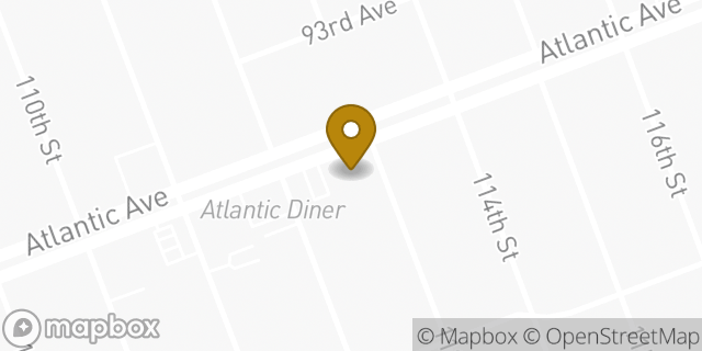 Map showing the location of AutoZone Auto Parts in Jamaica, NY 11419
