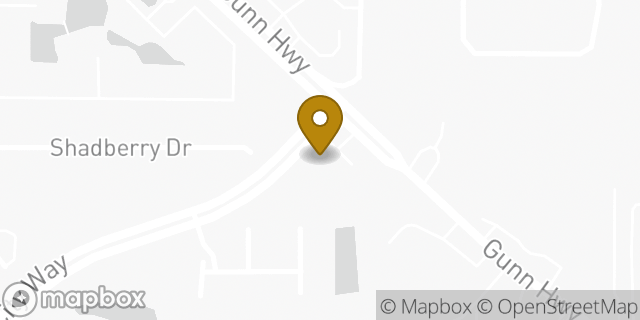 Map showing the location of Gunn KinderCare in Tampa, FL 33618