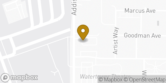 Map showing the location of Avis Car Rental in Addison, TX 75001