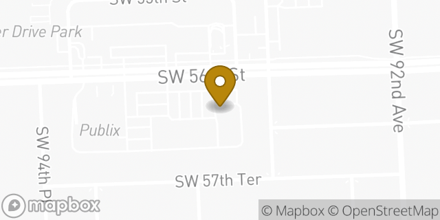 Map showing the location of Walgreens in Miami, FL 33165