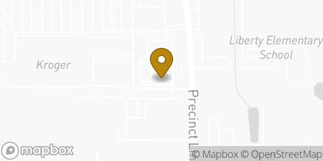 Map showing the location of Dunkin' in North Richland Hills, TX 76182