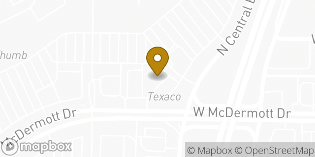 Map showing the location of QuikTrip in Allen, TX 75013