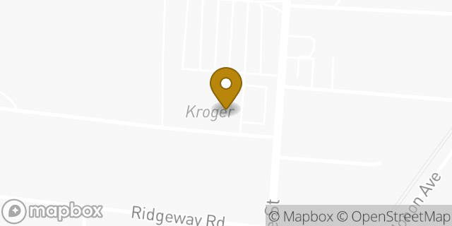 Map showing the location of ATM Kroger in Cincinnati, OH 45216