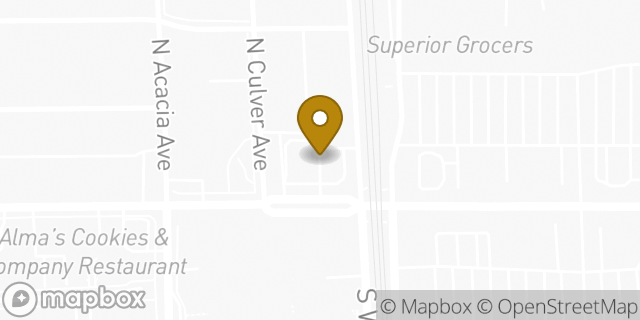 Map showing the location of McDonald's in Compton, CA 90220