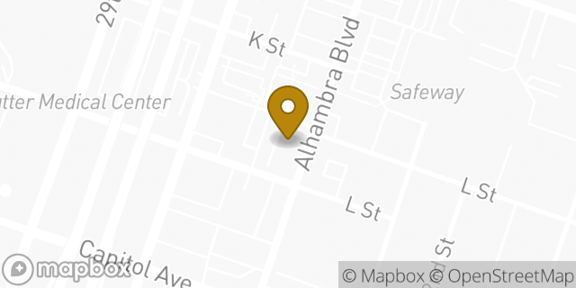 Map showing the location of Citibank ATM in Sacramento, CA 95816