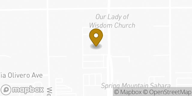 Map showing the location of The Church of Jesus Christ of Latter-day Saints in Las Vegas, NV 89146