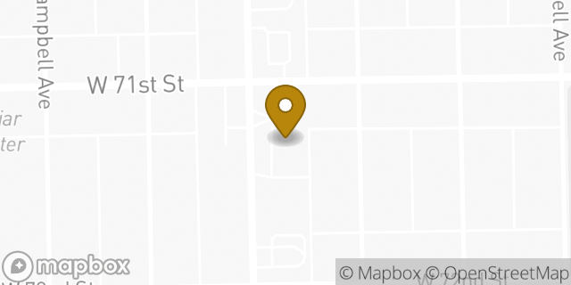 Map showing the location of Walgreens in Chicago, IL 60636