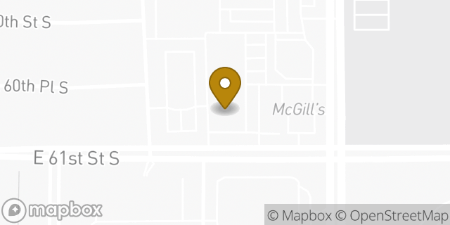 Map showing the location of ATM Walgreens in Tulsa, OK 74135